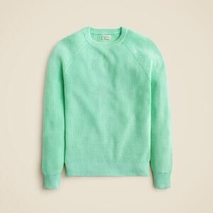 J. Crew Washed ribbed cotton sweater, NWT, Size L